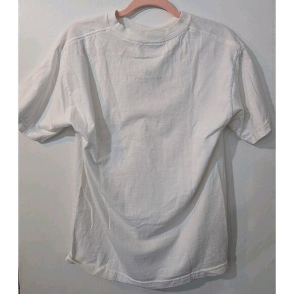 Vintage Body Glove T-Shirt White Red Logo Graphic Surf Retro 80s 90s - Medium - Picture 5 of 7